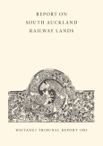 Front cover of the Report on South Auckland Railway Lands