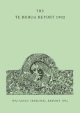 Front cover of the Te Roroa Report 1992