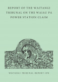 Front cover of the Report of the Waitangi Tribunal on the Waiau Pa Power Station Claim