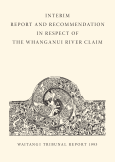 Front cover of the Interim Report and Recommendation in Respect of the Whanganui River Claim