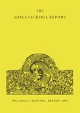 Front cover of the Mokai School Report