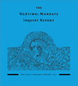 Front cover of the Ngātiwai Mandate Inquiry Report