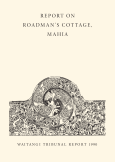 Front cover of the Report on Roadman's Cottage, Mahia