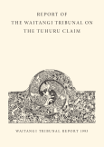 Front cover of the Report of the Waitangi Tribunal on the Tuhuru Claim